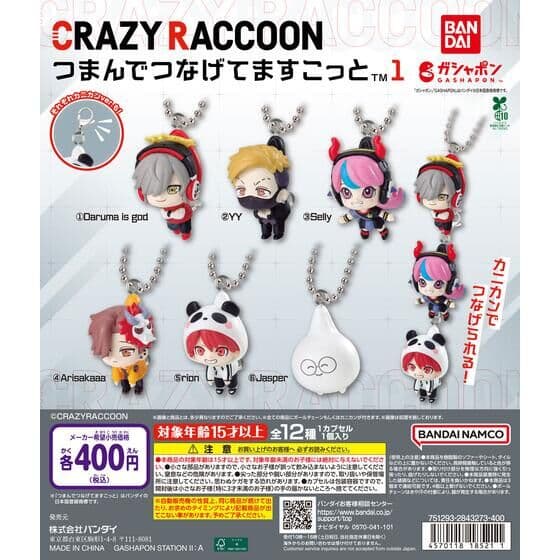 CRAZY RACCOON つまんでつなげてますこっと1