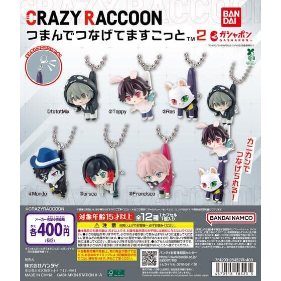 CRAZY RACCOON つまんでつなげてますこっと2